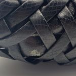 Balenciaga made in Paris black woven leather vintage clutch bag Photo 4