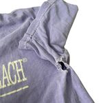 Vintage y2k Distressed Lavender Panama City Beach Florida Crop Top 🔥 Purple Photo 2