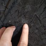 Free People Intimately Mesh Hoop N Look Closure Goth Gruge Festival Size M Black Size M Photo 5