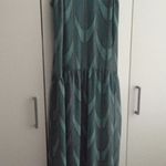 Forever 21 Mint Sage green & black paisley chain print maxi dress Photo 0