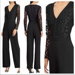 Ralph Lauren Lauren  Lace Black Jumspuit Photo 1