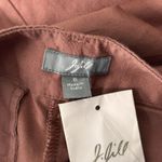 J.Jill Pants Womens 8 Brown Wide Leg Linen Cotton Blend Casual Office Minimalist Photo 5