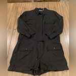 Young Fabulous and Broke  black Utility long sleeve Romper shorts yfb revolve M Photo 2