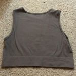 Garage Grey Ribbed Crop Tank Photo 1
