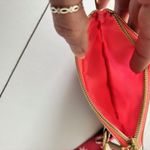 Lilly Pulitzer  Wristlet Lanyard Small Purse Blue Pink Floral Gold Zip Pouch Photo 5