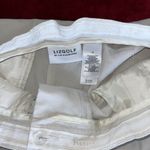 Liz Claiborne Liz Golf By Shorts Womens Cream Size 4 Chino Bermuda pocket Photo 1