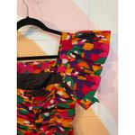 Lola Lucena Madrid Vintage Puff Sleeve Ruched Dress Sz 40 M Photo 3