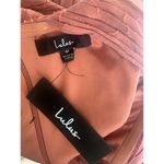 Lulus Lovely Celebration Rose Pink Floral Burnout Chiffon Jumpsuit M NWT Photo 5