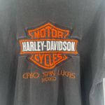 Harley Davidson Motorcycles T-Shirt Size S/M Cabo San Lucas Mexico Embroidery Photo 5