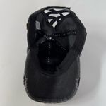 C.C Baseball Cap Dark Gray / Black Hat Distressed Adjustable Strap Photo 6