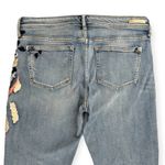 Anthropologie Pilcro | Size 28 | Embroidered Slim Boyfriend Straight Leg Jeans Photo 7