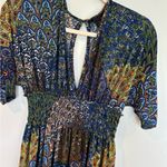 5th & Love  Blue and Green Maxi Dress Photo 2