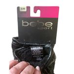 Bebe  Sport Womens S/M Fuzzy Insulated Winter Gloves Black Glossy Warm Winter NWT Photo 3