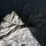 Victoria's Secret Vintage Victoria’s Secret gold label Cream Satin Nightgown lace detail small Photo 8