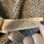 Massimo Dutti  ITALIAN YARN MADE IN TURKEY SWEATER TAN CREAM METALLIC SMALL Photo 9