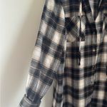 LA MIEL Black and Brown Plaid Shirt Size M Photo 2