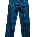 Gretchen Scott gorgeous blue and green plaid pants Photo 1