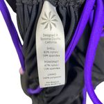 Athleta NWT Women Black & Purple Sara Swim Dress Ruched Overlay Size 34 B/C Tall Photo 12
