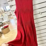 Rag and Bone  Geneva Textured Sleeveless Fit & Flare Mini Dress Red Women's Size M Photo 3