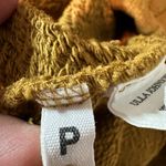 Ulla Johnson  Tillie Ruffle Sweatshirt Dress Size 0 Golden Yellow Neutral Photo 3