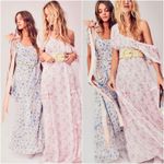 Love Shack Fancy  Printed Long Jessie Dress in Pearl River Sz 4 Cottagecore Photo 4