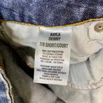 Aeropostale  Women's Bayla Skinny Jean Dark Blue Wash Size 7/8 Short EUC Photo 4