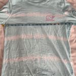 Vineyard Vines  Tie Dye Whale Logo Long Sleeve T Shirt Size Medium Aqua Pink Photo 6