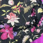 Vtg 90s Galinda Wang Size M Dress Silk Womens Fuchsia Pink Sleeveless Ruffle Hem Size M Photo 7