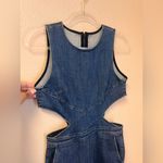 3x1 Revolve x NWOT Grayson Cross-Front Cutout Denim Jumpsuit Size S Photo 5