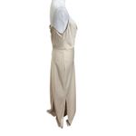BHLDN  Cali Satin Cowl Neck Midi Slip Dress Champagne Anthropologie Women Size 14 Photo 8