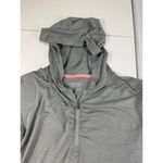 Patagonia ‎ Gray Activewear Hoodie Pullover 1/4 Zip Long Sleeve Women's L 12 Photo 4