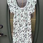 Ultra Flirt  adorable mint green with butterfly print dress, 1X Photo 1