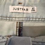 JustFab Light Wash High Rise Wide Leg Jeans Sz 27 NEW Photo 5