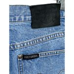 Harley Davidson Rivet Side Snap Buttons Jeans Womens 12 /31 Baddie Motorcycle Blue Photo 6