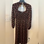 WAYF  Black Floral Long Sleeve Dress Photo 3