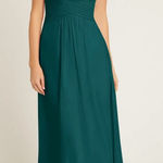 Azazie Formal Evening Gown Dress Green Size A6 NWT Bridesmaid Prom Wedding Photo 0