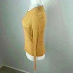 American Eagle  Yellow Soft & Sexy Rib Long Sleeve Tee Size XS Photo 2