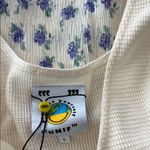 Unif  Butter Dress Cream and Purple Floral Large NWOT Photo 5