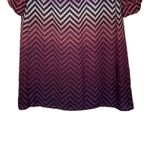 Luxology Dress Size 10 Multi Color Chevron Striped Womens Lined Polyester Photo 4