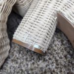 Jeffrey Campbell Tea Party Chunky Platform Suede Sandals size 8 Photo 4