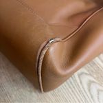 Tory Burch  Carter Smooth Leather Tote Aged Vachetta Tan Shoulder Bag Large Photo 7