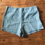 Free People 2 smoky blue embossed textured shorts Photo 2