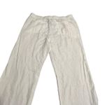 Tommy Bahama Wide-Leg Pants Women's Size L White Linen Drawstring Casual Beach Photo 12