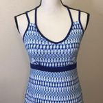 Dakini blue patterned sporty scrappy summer dress Photo 1