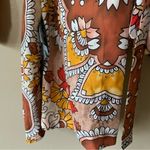 BCBGMAXAZRIA NWT Paisley Dusty Rio Boho Long-sleeved Robe/Kimono Size XS Photo 9