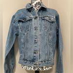 Harley Davidson Genuine Harley-Davidson Womens Light Wash Cotton Jean Jacket size L. Photo 8