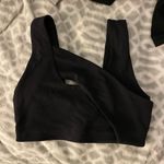 Lululemon RARE Black Cross Front Sports Bra Photo 3