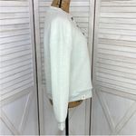 a.n.a . A New Approach Faux Sherpa Henley Pullover Sweatshirt Mint‎ Green Small Photo 3