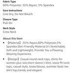 WOMENS Crewneck Tunic Top Photo 5