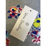 Vera Bradley Gray Floral Tee Shirt Rayon Blend Crewneck Short Sleeves - Large Photo 10